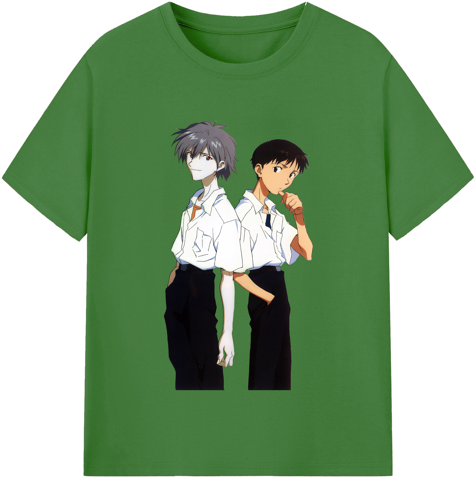 （画像用） EVA 新世紀エヴァンゲリオン レディースカジュアルプリントTシャツ（綿100％）